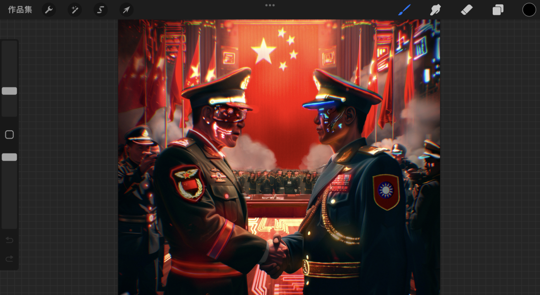 AI 初稿與插畫師加工作品對照一
