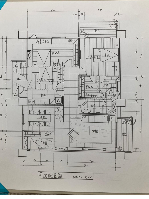 室內設計平面配置圖